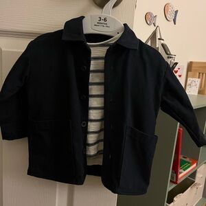 Marks & Spencer Cotton T-Shirt, Jacket and Pants Set 3-6 months